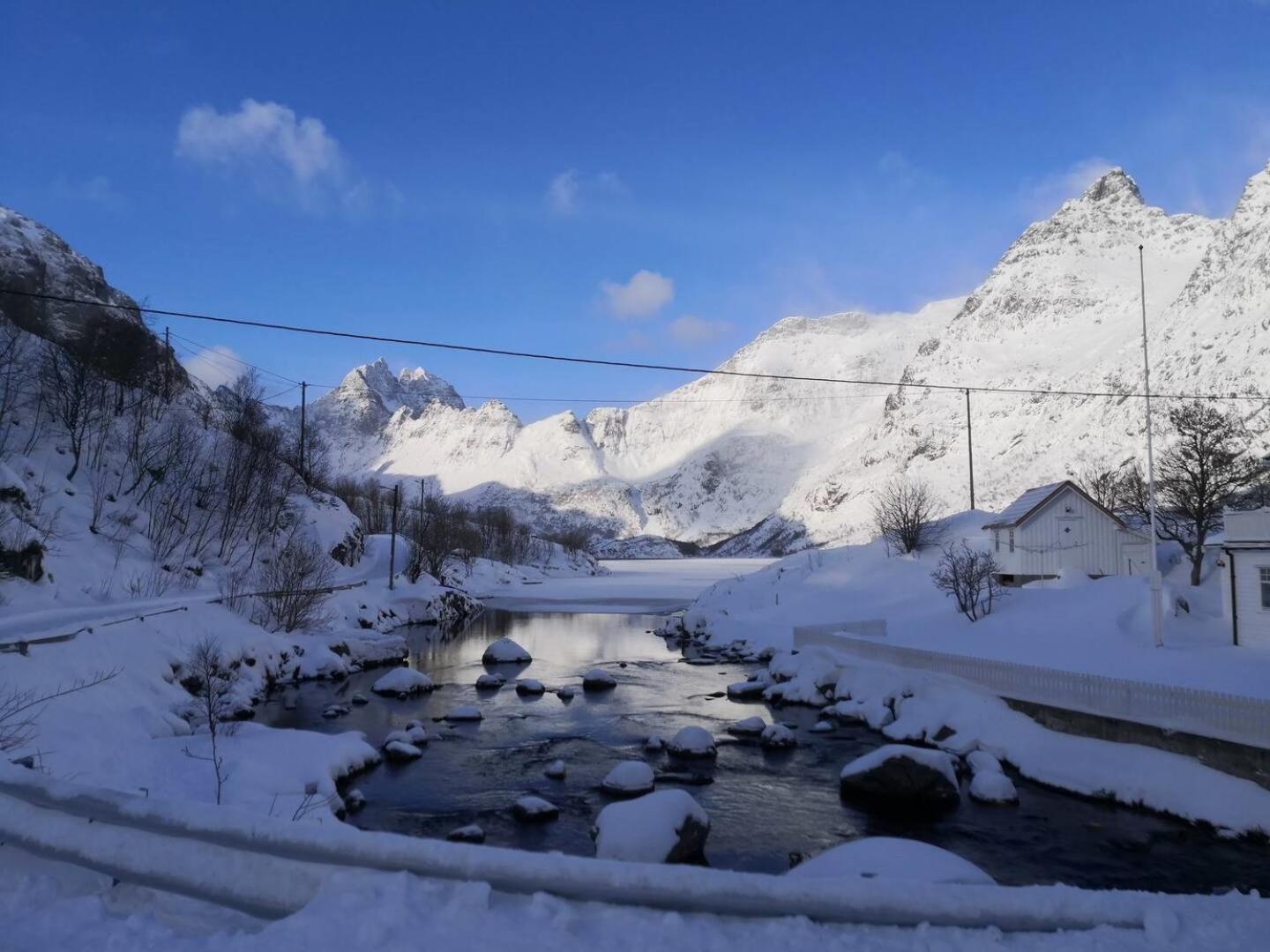 فيلا House With Amazing View & Location In Tind Sørvågen المظهر الخارجي الصورة